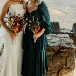 Lulus Tier to Enchant Emerald Dress